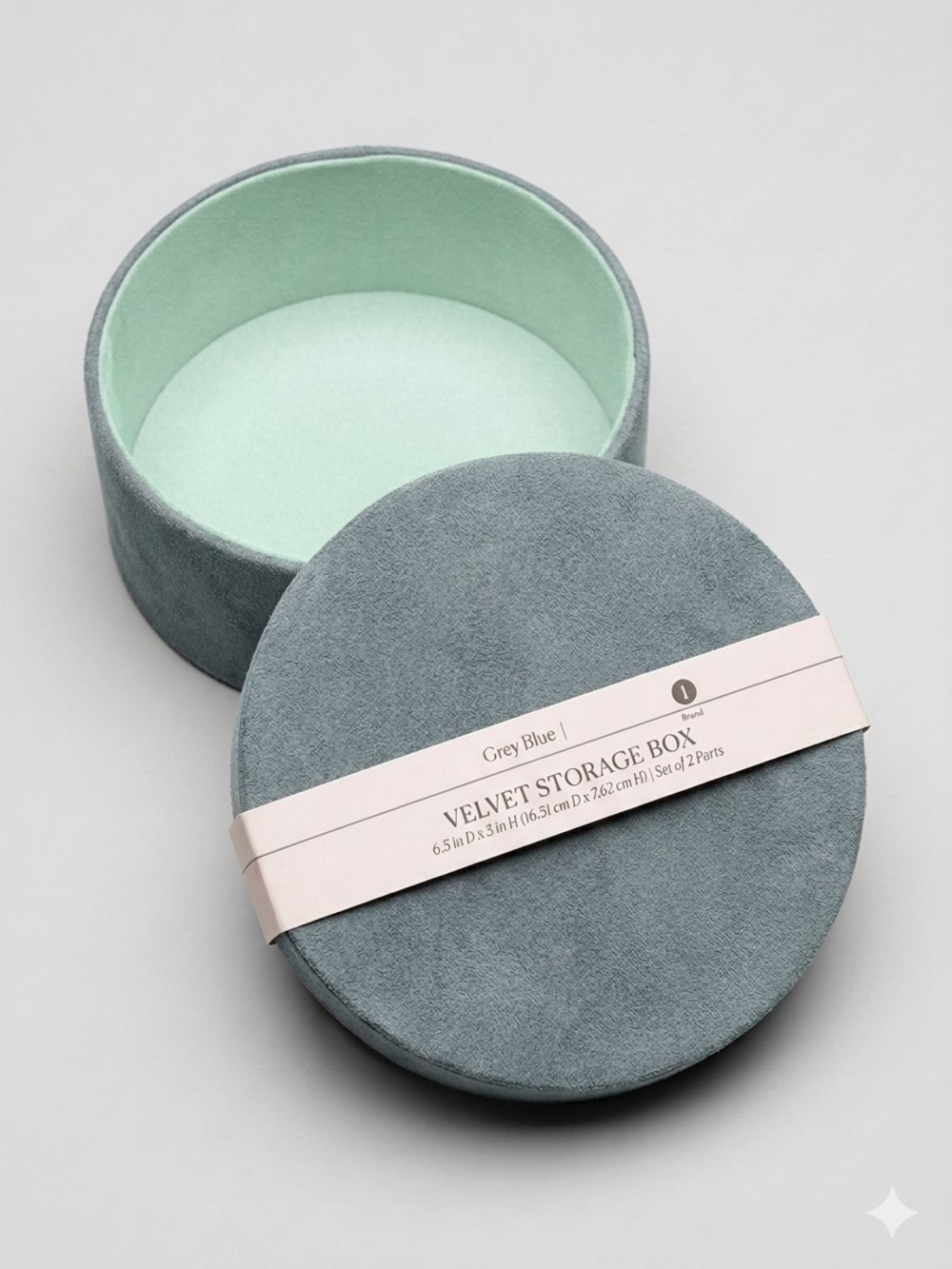 Target Velvet Storage Boxes- Dusty Green 2 Pack NWT